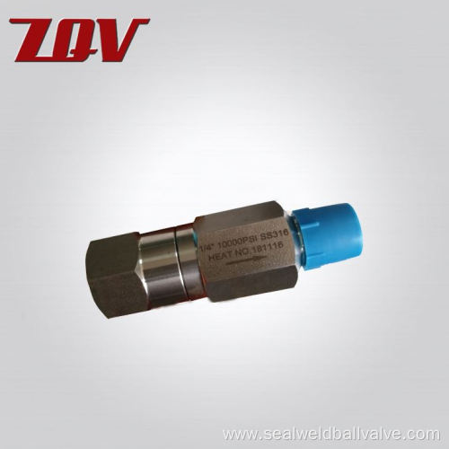 High Pressure Inline Check Valve 6000PSI